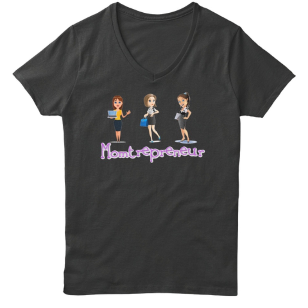 🔥Womens Mother Entrepreneur V-Neck TeeShirt Top🔥